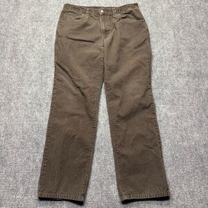 Patagonia Corduroy Pants Mens 35X31 Brown Straight Leg Organic Cotton Classic
